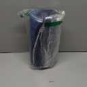 Smiry Memory Foam Toilet Rugs U-Shaped 24x24, Extra Soft Absorbent Non-Slip Contour Bathroom Rugs, Machine Washable Bath Mats for Toilet, Navy Blue