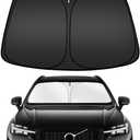 ARISMOTOR Windshield Sun Shade for Volvo XC60 2018-2025 2026, Custom Fit Foldable Front Window Sunshade Sun Visor Protector, Block UV Rays Keep Your Car Cooler