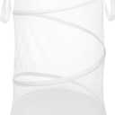 Whitmor 18" Collapsible Laundry Hamper White, 22"L x 14"W x 1"H
