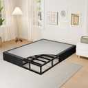 King Size 10 Inch Box Spring - Heavy Duty Metal Mattress Foundation (2500lbs Capacity), Noise-Free, Easy Assembly with Removable Fabric Cover