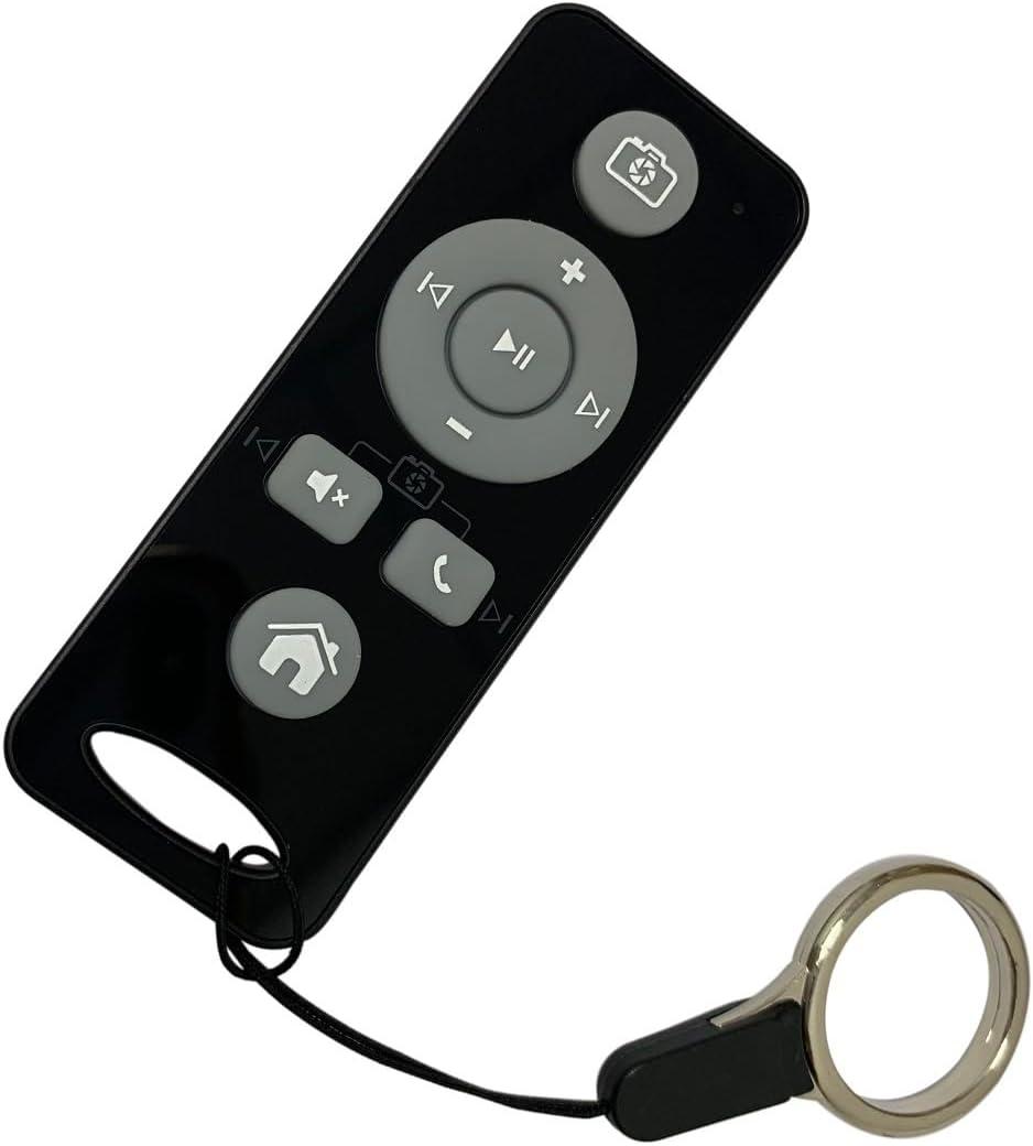 BT Multimedia Music Player Remote Control for Play Pause Next Prevtrack Volume Up/Down Mute Fit for iOS iPhone ipad Android System Smartphone Tablet Devices Sony FiiO Player