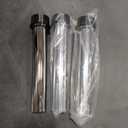 Set of 3 Stainless Steel Sink Overflow Pipe, 7.48 in – Fits 1.75 Inch Bar, Bathroom & Kitchen Sink Drains – Metal Strainer Pipe Tube – Drain Stopper Overflow Fittings