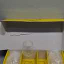 JoyJolt Layla Italian Red Liquor Glasses, Set of 3, 17 oz Clear – Made in Europe