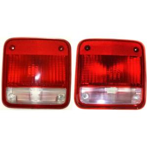 For GMC Van Tail Light Assembly Unit 1985-1996 Pair Driver and Passenger Side | GM2800101 + GM2801101