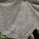 Short Window Sheer Curtains Living Room Curtain Embroidered Curtain,White 27 x 156 In