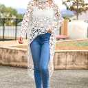 PRETTYGARDEN Women's Long Sleeve Round Neck High Low Asymmetrical Irregular Hem Casual Tops Blouse Shirt Dress (White, XL)