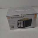Toastmaster 2-Slice Cool Touch Toaster, black with stainless accent