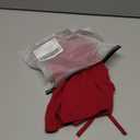 SOLY HUX Women's Ruched Asymmetrical Neck Tank top Tie Shoulder Sleeveless Going Out Tops Red Small