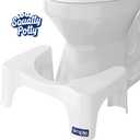 Squatty Potty Simple Curve Toilet Stool. (White)