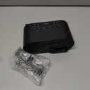 Timex Alarm Clock for Bedroom with FM Radio and 10 Station Presets, Clock Radio with Dual Alarms, USB Charger, Large Display, Sleep Timer, and Snooze  Black (T232B)