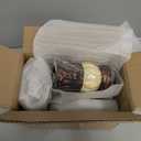 Pumkins Bathroom Accessories Set，Retro Style Including 1 Cups, 1 Toothbrush Holders, 1 Soap Dishes and 1 Soap Dispenser, Home and Countertop Decoration, Vanity Organize, New Home Gift