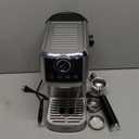 wirsh Espresso Machine, 20 Bar Semi-Automatic Espresso Maker with Pressure Gauge, Steam Wand, Stainless Steel Expresso Coffee Machine for Espresso/Latte/Cappuccino, Touch Screen,Home Barista Plus