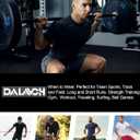 Dalavch 5 Pack Men’s Compression Shirts Short Sleeve Cool Dry Sports Athletic Workout Base Layer Undershirt T-Shirt Tops 2 Black 2 White 1 Blue Large