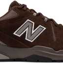 New Balance Men's 608 V5 Casual Comfort Cross Trainer, Chocolate Brown/White, 12.5