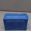 Wireless Controller Dual Vibration Game Joystick Controller for Ps4 Controller/Slim/Pro,Compatible with PS4 Console (black)