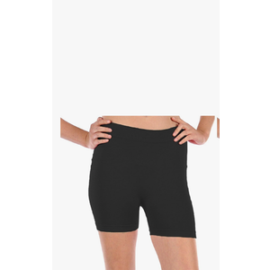 Gilbins 1 Pack Women's Seamless Stretch Yoga Exercise Shorts Black XL