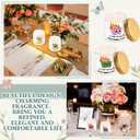 Nuanchu 72 Pcs Dumpster Fire Appreciation Gifts for Coworker Employee Anxiety Relief Gift Bulk 24 Scented Aromatherapy Candles 24 Dumpster Fire Cards and 24 Organza Bag for Team