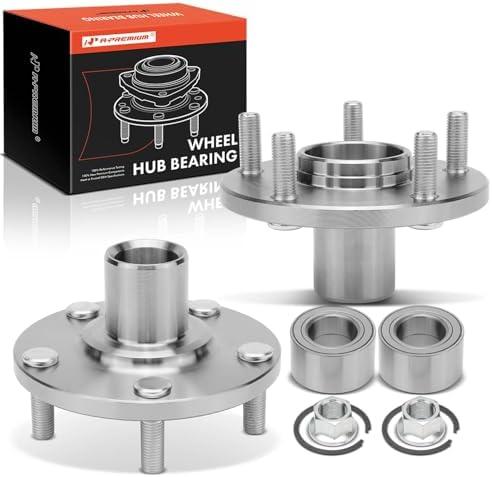 A-Premium Pair [2] Front Wheel Bearing and Wheel Hub Kit Compatible with Toyota Camry 1992-2003, Solara 1999-2003, FWD, w/5-Lug