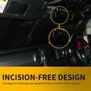 Windshield Sun Shade Compatible with 2018-2023 Jeep Wrangler JL 4XE Gladiator JT Accessories Foldable Windshield Sunshade Front Window UV Blackout Shades Sun Blocker Protector Cover (Silver)