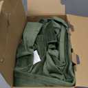 MIULEE Velvet Curtains 84 inches 2 Panels - Luxury Blackout Curtains for Bedroom Living Room Thermal Insulated Super Soft Window Drapes Rod Pocket & Back Tab, Olive Green, W52 x L84 inches