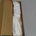 One piece LED Women Real Silk Belly Dance Fan Veil (White)