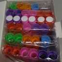 Glow Sticks Bulk Party Favor Supplies for Kids 48 PCS,Glow in Dark Bracelet Necklace Accessories for Birthday Wedding Parade Throws,Valentines Mardi Gras Handout Giveaway Prizes for Toddler Boys Girls