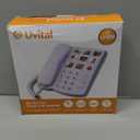 Uvital Big Button Phone for Seniors, Corded Landline Phone with 9 One-Touch Dialing Big Buttons, Hands-Free Calling, Loud Ringer, Easy to Use for Visually Impaired Telephone for Seniors