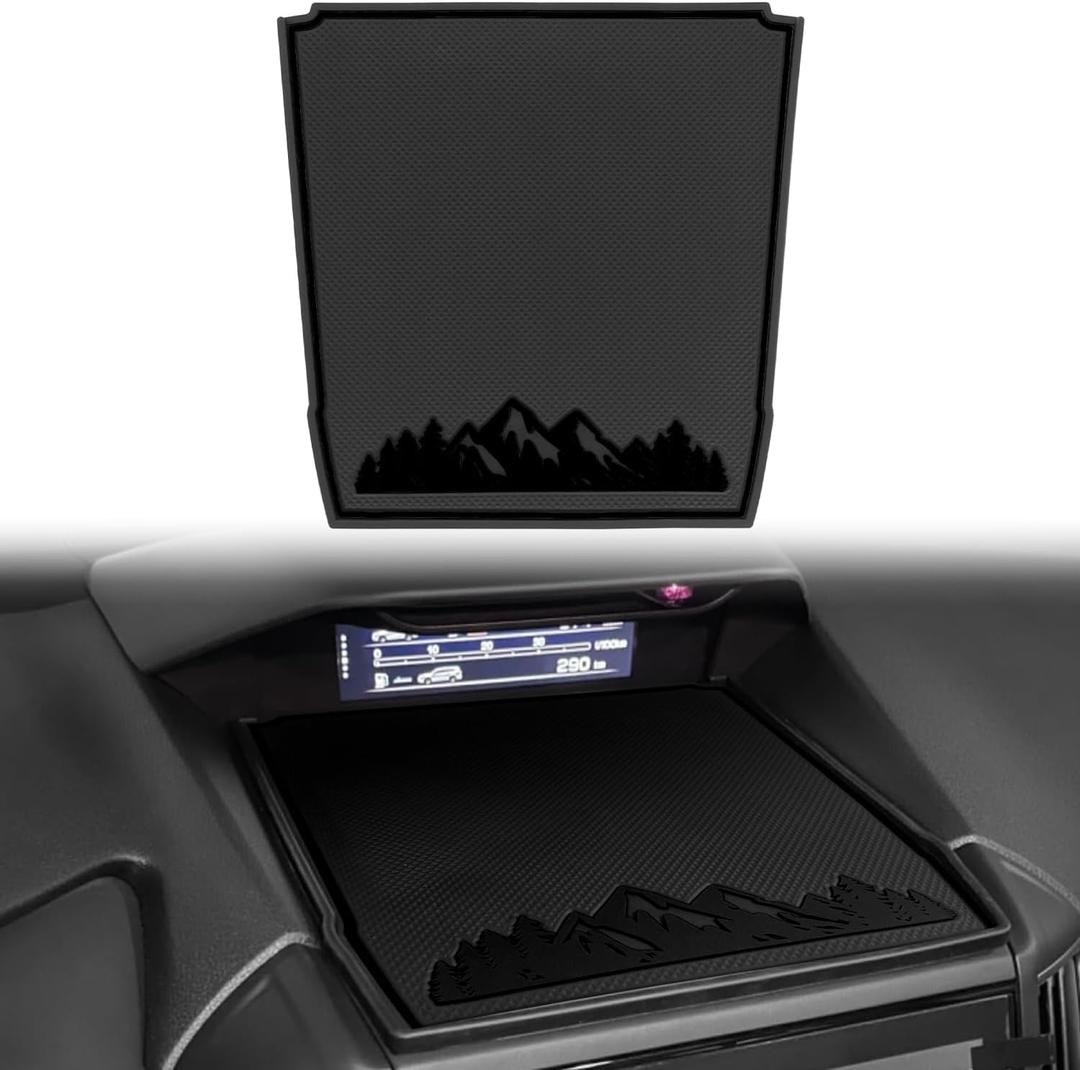 Dashboard Mats for Subaru Crosstrek Accessories 2023-2018, Forester 2019-2024, Impreza 2018-2023, Interior Non-Slip Dash Mat Pad Liner (Black)