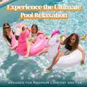 JOYIN 2-Pack Flamingo Unicorn Pool Float - Fun Floaties Inflatable Swimming Pool Tubes Toys Party Decorations, Summer Vacation Lake Beach Floaty Swim Rings Raft Lounger for Adults & Kids