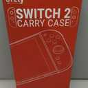 Orzly Case Compatible with Nintendo Switch 2 Protective Carry Case (2025 Model) with Screen Padding, Game Card microSD Pockets for Console and Accessories Screen Size 7.9" - Gift Boxed (Black)