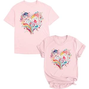 Couples Shirts Matching Shirts for Couples Couple Shirts for him and her Funny Cute Graphic Honeymoon Short Sleeve Top, XL