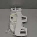 Hot Cold Bidet Attachment for Toilet - Warm Water, Self-Clean, Retractable Single Nozzle, Adjustable Water Pressure, Ultra Slim Non-Electric Toilet Seat Attachment, Rear/Feminine Wash (White)