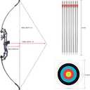 LWANO Archery Recurve Bow and Arrow Set for Adults/Youth/Teens Beginners, 20lbs