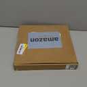 Cosmos 2 Pcs Acrylic Wall Mount Floating Corner Shelves Quarter Round Shower Shelf Hanging Corner Shelves Wall Storage Display Organizer for Bathroom Kitchen Bedroom Living Room (Solid White)