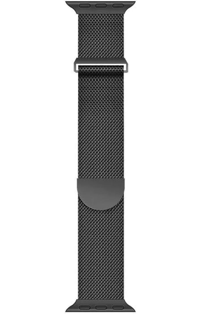 MioHHR Loop Stainless Steel Magnetic Wrist Strap for Smart Watch Band Compatible with Series