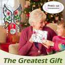 KY&BOSAM Butterfly Suncatchers Precious Grandmother Stained Glass for Windows Hangings Wind Chimes with Pressed Flower Wings and Heart Charm Birthday Gifts for Grandma Mother`s Days Christams