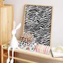 Whaline 12 Sheet Safari Wrapping Paper Wildflower Leopard Zebra Print Gift Wrap Paper Bulk Decorative Art Paper for DIY Crafts, 19.7 x 27.6 Inch, Folded Flat