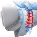 1 Piece Ergonomic Neck Support Cushion, for Tesla Model Y/3 Accessories 2024, 3D Curve Memory Foam, Soft Pillow for Relieve Fatigue & Improve Posture, Comfortable for 5-6.2 ft, White