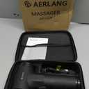 AERLANG Massager with Heat Deep Tissue Back Massager Neck Massager for Pain Relief,Muscle Percussion Massager, Birthday Gifts for Men Women Dad him Handheld Messager with 7Heads&Silent (Black)