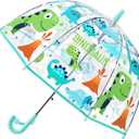 Kids Umbrella Clear Bubble Umbrellas for Rain,Safety Dome Windproof Umbrella for Kid Girls and Boys