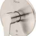 Pfister Pfirst Modern Valve Trim Only (Valve Body Sold Separately), Single Handle, 1-Hole, Brushed Nickel Finish, R89040K