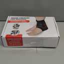 AFDEAL Foot Ankle Massager for Pain Relief, Cordless Ankle Heating Pad with Massage, Foot Massager Heated Ankles Brace Wrap, 6 Heats, 3 Vibrations (Grey)