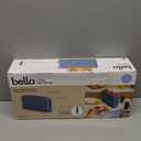 bella 2 Slice Slim Toaster, Fits-anywhere Kitchenware, 6 Setting Shade Control with Reheat & Cancel Buttons, Fits Sourdough, 10 Long Slot, Anti Jam & Auto Shutoff, 900 Watt, Surf