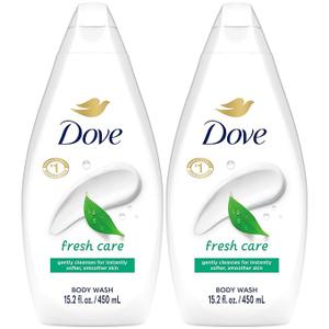 Body Wash - Fresh Care by Dove for Unisex - 15.2 oz Body Wash (Pack of 2)