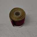 Ribbli Burgundy Velvet Wired Ribbon 4 Inch Metallic Burgundy Gold Crushed Velvet Christmas Ribbon for Gift Wrapping Christmas Tree Decoration Crafts Wreaths Supplies-Continuous 10 Yards