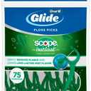 Oral-B Glide Complete Floss Picks, Dental Floss Picks, Scope Outlast, 75-ct, Toothpicks Floss Picks