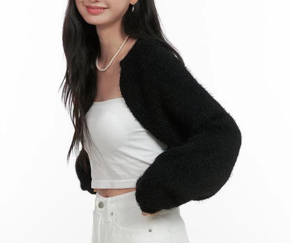 Back From Babi Blue Sweater Women One Size