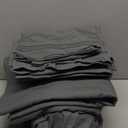 SONORO KATE Bed Sheet Set Super Soft Microfiber 1800 Thread Count Luxury Egyptian Sheets 16-Inch Deep Pocket Wrinkle and Hypoallergenic-4 Piece (Queen Dark Grey)