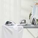 Amazon Basics Steam Iron for Clothes with Safety Auto Shut-Off, Handheld Garment Steamer, Wrinkle Remover, Stainless Steel Soleplate, Anti-Drip, 1700-Watt, 1.62ft, Gray