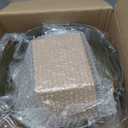 BISAMIYA Modern Semi Flush Mount Ceiling Light Fixture, Brass Accent and 12.6" Metal Shade Ceiling Light, for Kitchen, Hallway, Entryway, Pantry, Laundry Room, Green